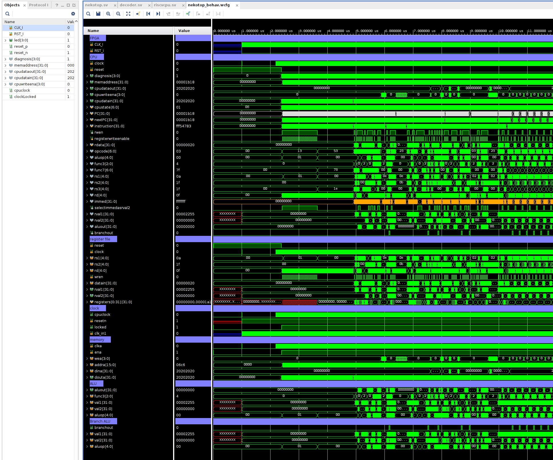 RISC-V CPU & CUSTOM GPU ON AN FPGA PART 9 – A LARGER BIOS, CLOCK GENERATION AND ACTUAL INSTRUCTIONS